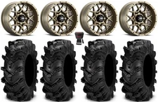 ITP Hurricane 15" Wheels Bronze 32" Cryptid Tires Can-Am Renegade Outlander