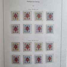 ISLE OF MAN 1973 Postage Dues,Both Printings.Superb MNH.