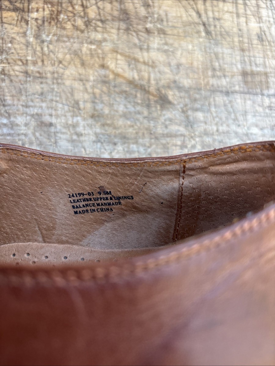 Stacy Adams Genuine Leather Loafers Shoes Brown. Size 9.5 M. 24199