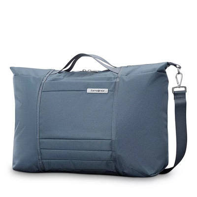 Samsonite Foldable Weekender Duffel Bag Elemental Blue Travel Tote New
