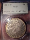 1884 O Morgan Silver Dollar PCGS MS64 OGH