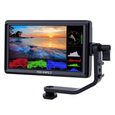 FW568 6 inch DSLR Field Monitor with Waveform LUTs Video Peaking Focus Assist...
