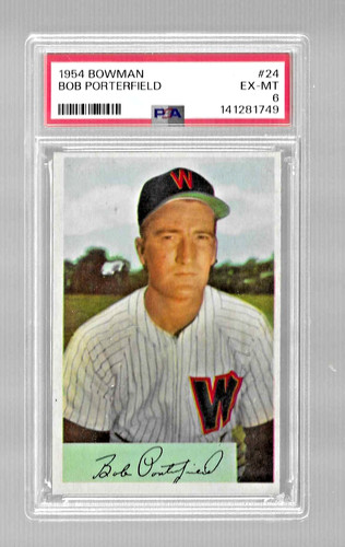 1954 Bob Porterfield #24