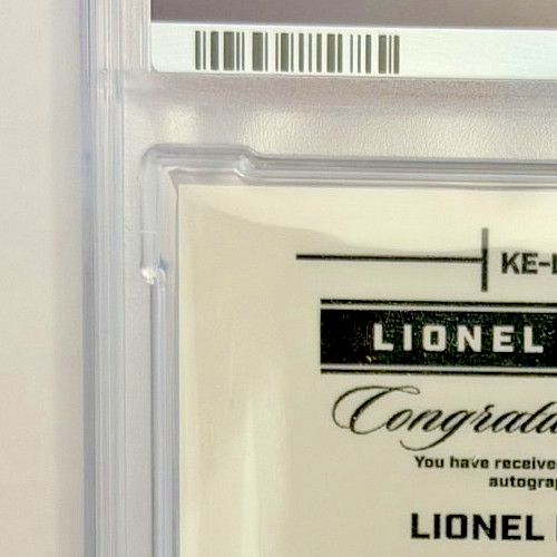 2022 Keepsake Edition Lionel Messi Patch Auto 36/45 PSA 9 Auto 8 #KELM Argentina view 10