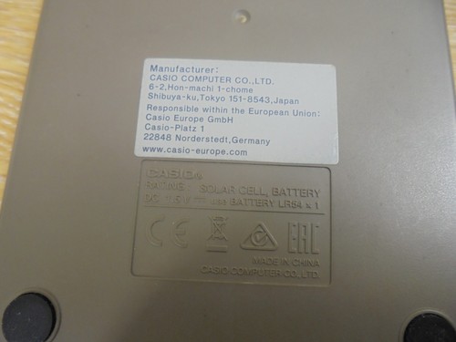 Casio MX-8B Solar Cell Desk Top Calculator - Picture 5 of 6