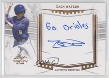 2019 Leaf Trinity Auto Inscriptions Zach Watson #A-ZW1 Auto 0n7b