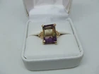 14K y.g. bi-color ametrine ring size 7