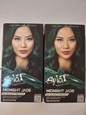  2 X SPLAT  Rebellious Colors, MIDNIGHT JADE 6 Fl Oz, (SKU#1126)