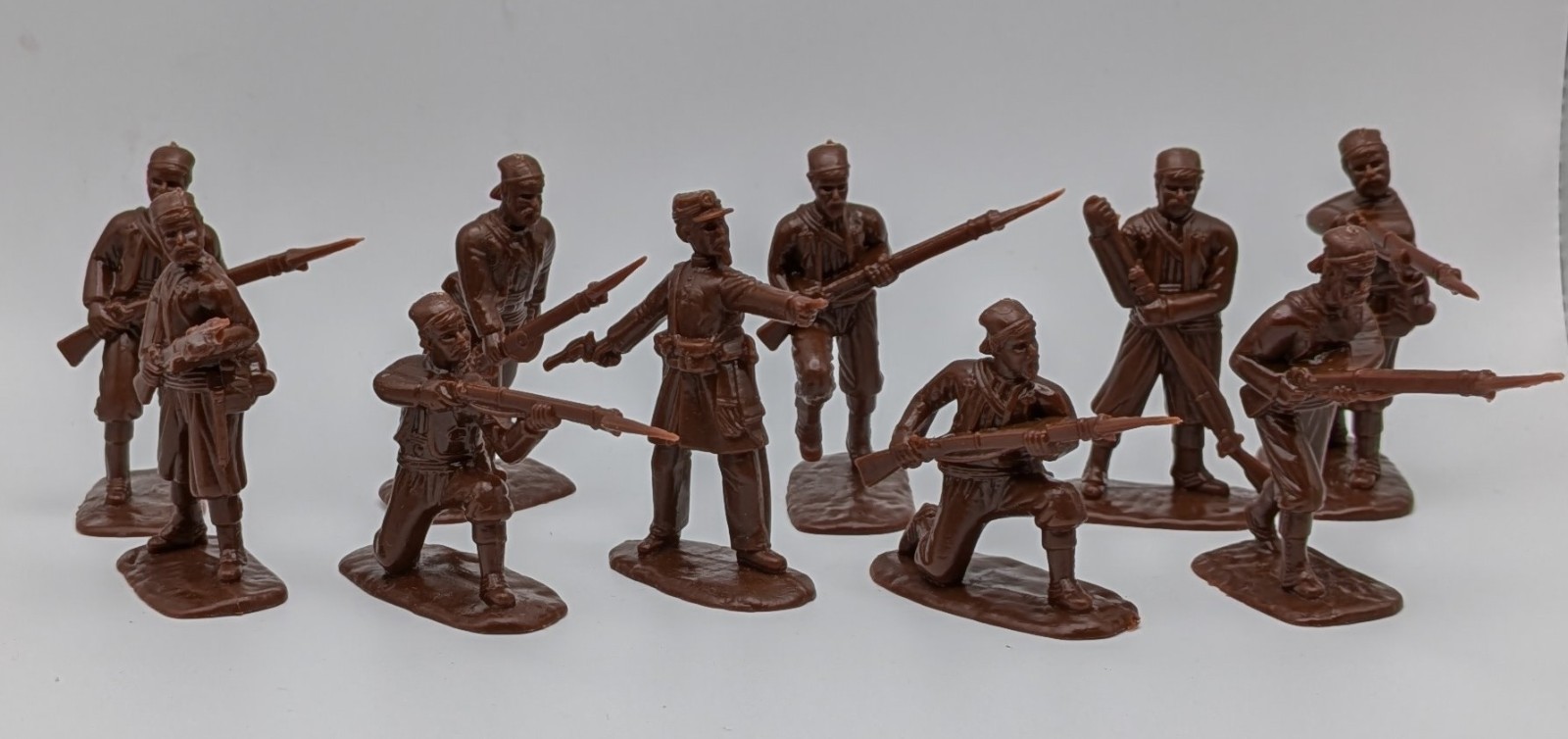 ARMIES IN PLASTIC 5439 AMERICAN CIVIL WAR WHEAT'S LOUISIANA TIGERS ZOUAVES