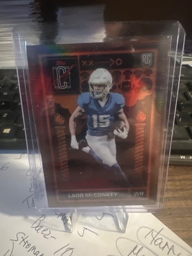 2024 Topps Signature Ladd McConkey Odyssey CASE HIT Los Angeles Chargers (RC) SP