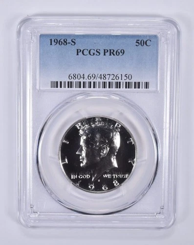 1968-S Kennedy Half Dollar PR69 PCGS Blue Label *2835