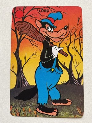 Disney, Trading Cards, LOBO, The Big Bad Wolf, 1974, Desfile, Ungraded, Mint++