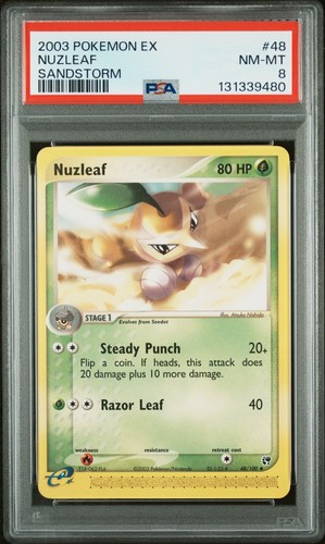 Nuzleaf graded PSA 8 for sale on eBay
