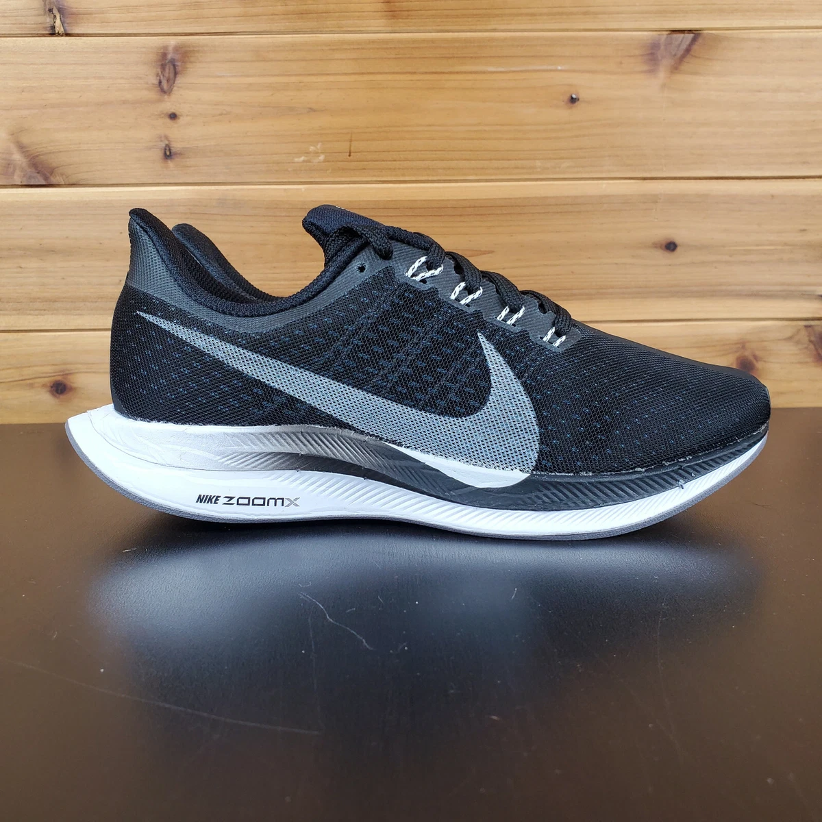 Nike Zoom Pegasus 35 Turbo Shoes Black Vast Grey AJ4115-001 Sz 5 No Box | eBay