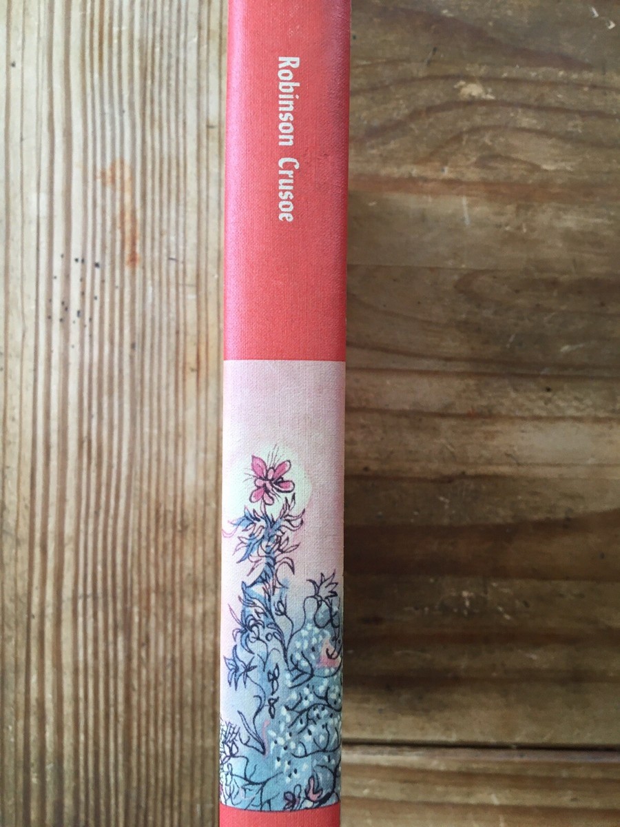 No.165 希少 アンティーク洋書 古書　ヒース ロビンソン VINTAGE 1956 ROBINSON CRUSOE WINDERMERE READERS HARDCOVER BOOK