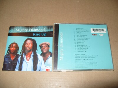 The Mighty Diamonds   Rise Up 2001 CD EXCELLENT / INLAYS VG+ CONDITION   (A)