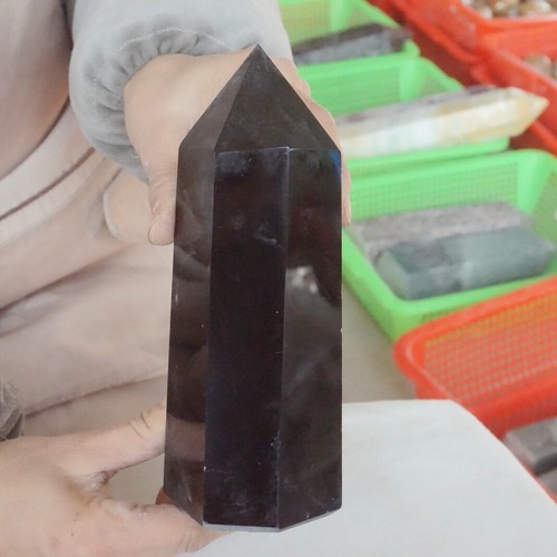 10.3LB 3Pcs A Set Of Natural Quartz Crystal Jasper Point Tower Polished Healing - Picture 8 of 12