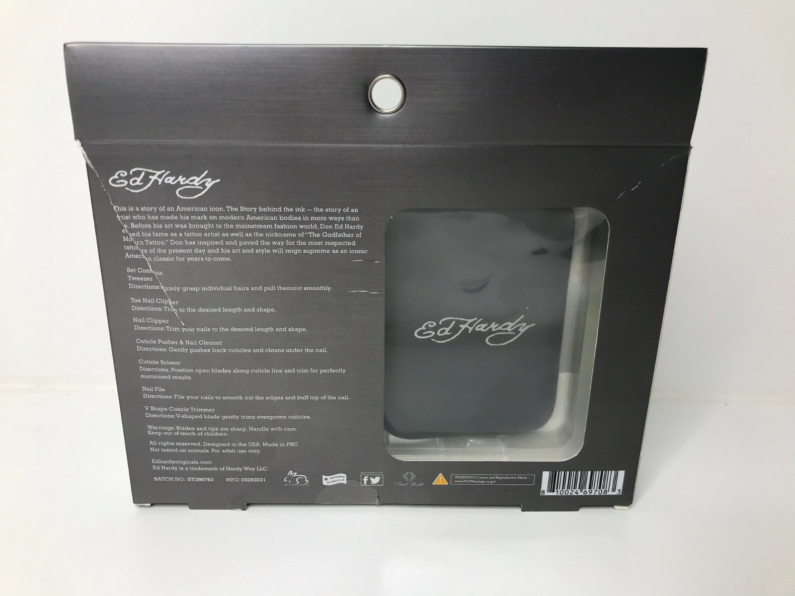 Ed Hardy Limited Edition 7pc Manicure & Pedicure Kit 810024697083 | eBay
