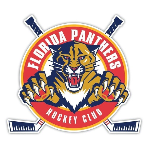 Florida Panthers NHL Hockey Fan Team Vinyl Sticker for window, wall, car, bumper - 第 1/1 張圖片