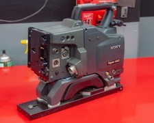 Sony DXC-637 Video Camera W/ CA-325 Camera Adapter B10 Mounting Plate Adapter