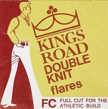 Vintage Sears Men's Store Bell Bottom Pants Tag Dated 11/1972