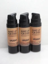 MAKE UP FOR EVER UPLIGHT FACE LUMINIZER GEL 32 0.55 OZ NWOB SET OF 3 *DETAILS*