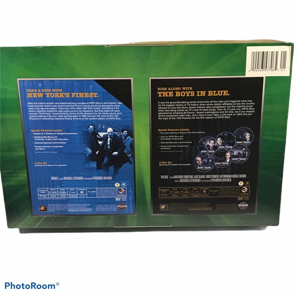 NYPD Blue TV Show Double Pack, Seasons 1 & 2 DVD Region 1 New - Image 2 of 4