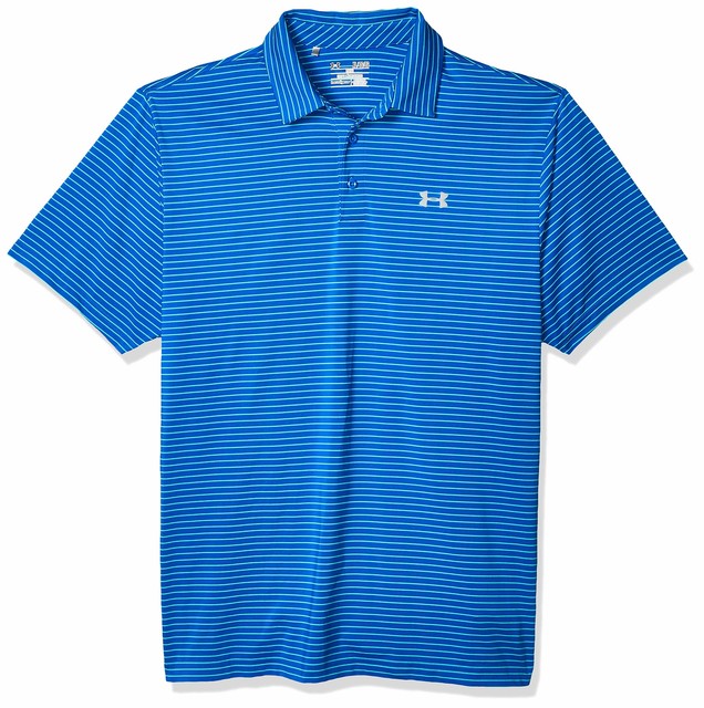Under Armour Jordan Spieth UA Playoff Stripe Golf Polo Shirt Blue Marker 2xl for sale online | eBay