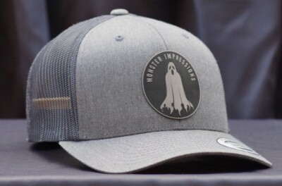 Monster Impressions Spooky Ghost Trucker Cap YP Classic Snapback Hat 6606