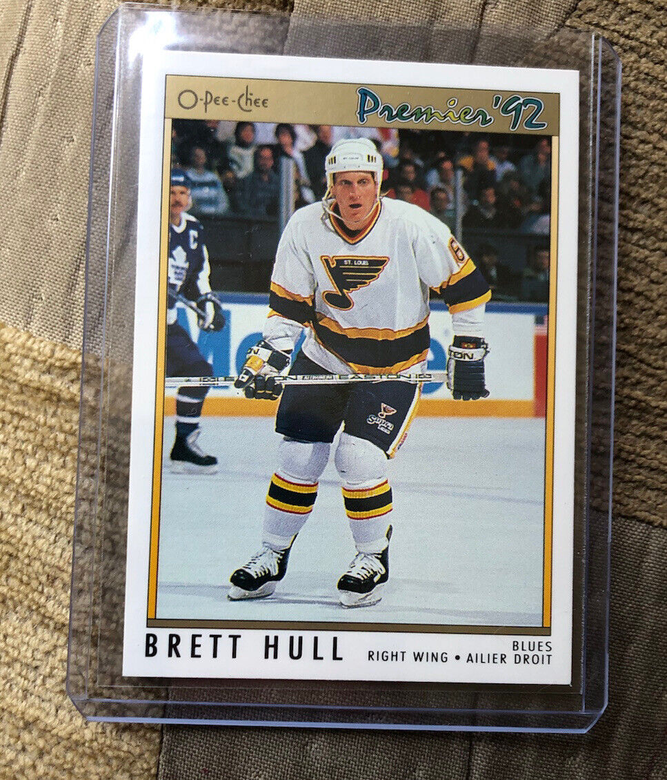超安い #49 hockey premier o-pee-chee 1992 brett eBay | hull その他