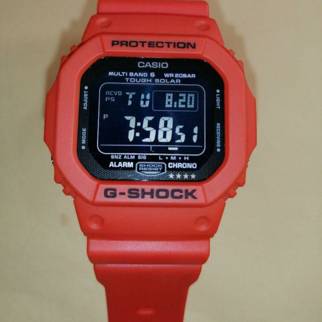 カシオ　G-shock GW-M5610MR 洗浄済み　超美品 カシオ G-shock GW-M5610MR 洗浄済み 超美品