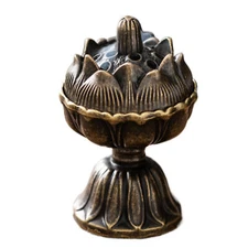Flower Incense Burner Metal Vintage Incense Holder Indoor Decorative Top Sale