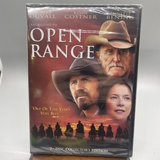 Open Range DVD, Robert Duvall Annette Bening Kevin Costner Diego Luna New