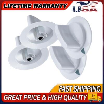 4x For Hotpoint HTDX100EM6WW HTDX100EM7WW HTDX100ED6WW Dryer Timer Control Knob