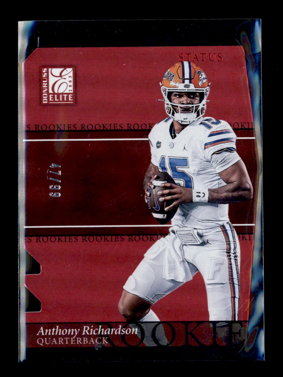 Anthony Richardson Panini Donruss Elite 2003 Elite Rookies #4 Aspirations Die-Cut