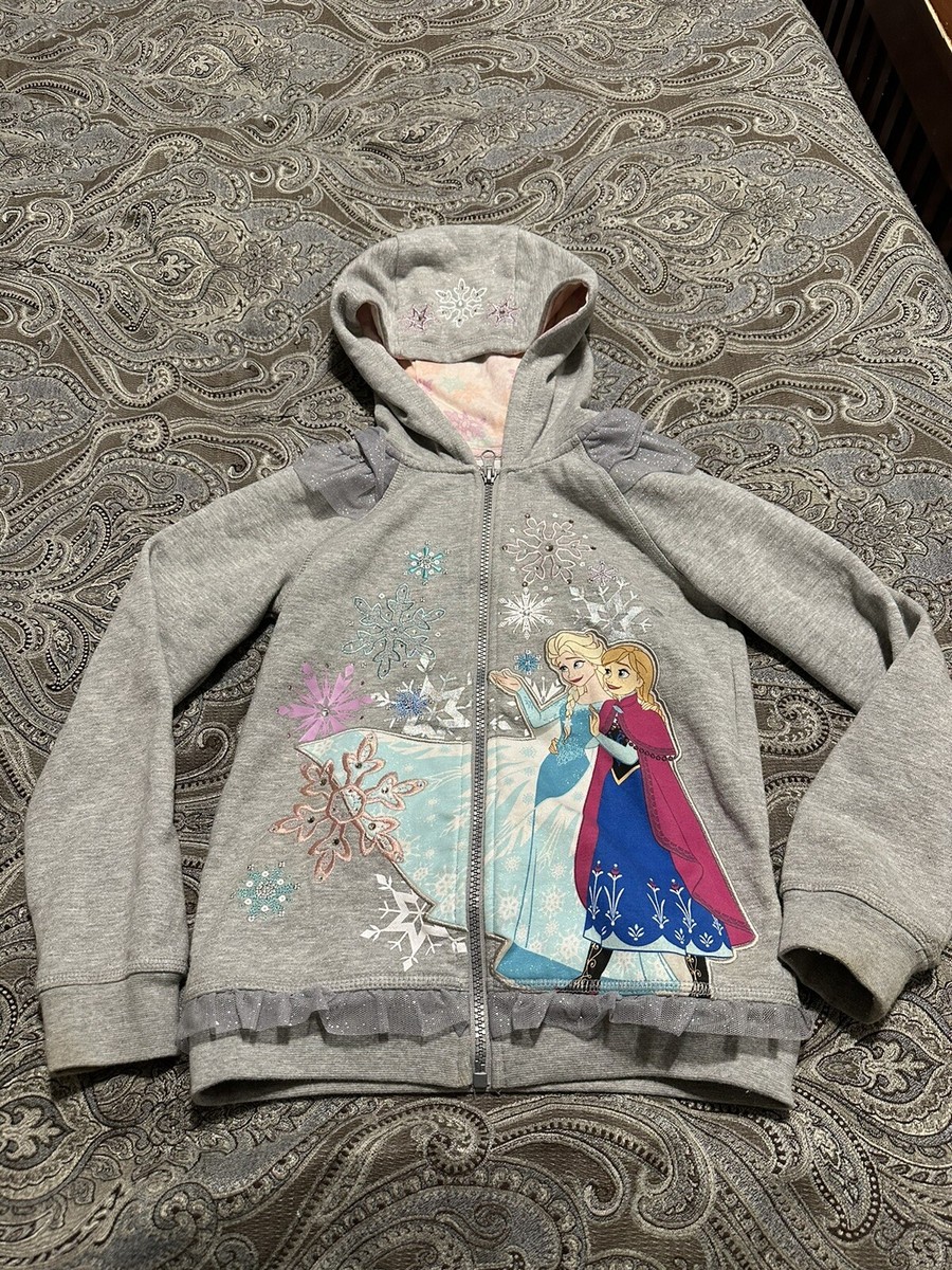 Disney Frozen Girls Frozen Hoodie Disney Store Frozen Anna And