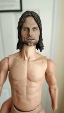 Asmus Toys 1/6 Aragorn 1.0 Open Mouth  Head Lord Of The Rings NOT INART Medieval