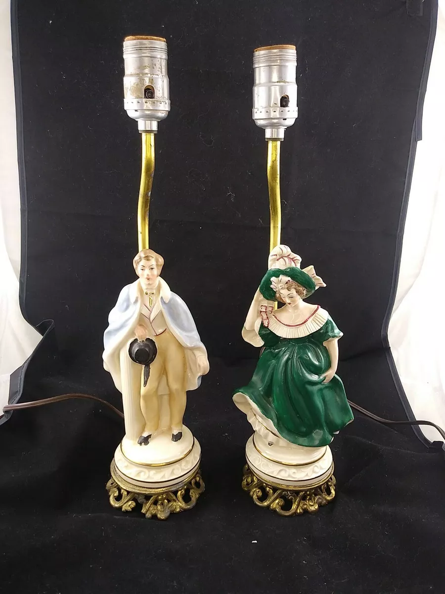 Antique victorian 2024 figurine lamps