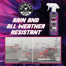 Chemical Guys Hydro View Ceramic Glass Cleaner & Coating ultimate hydrophobic