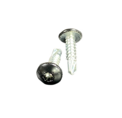 100x - #10 x Black 3/4 Inch Self Tapping Sheet Metal Screws