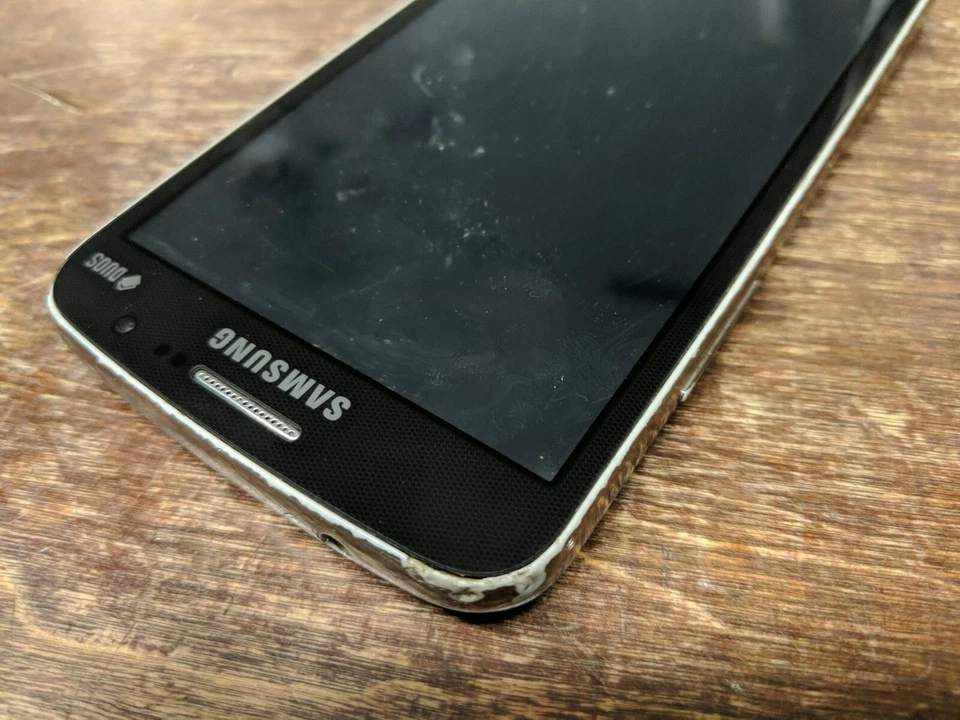 GSM DESBLOQUEADO Samsung Galaxy Grand 2 SM-G7102 8GB Negro DOBLE SIM FALTA PARTE TRASERA Foto 4 de 4