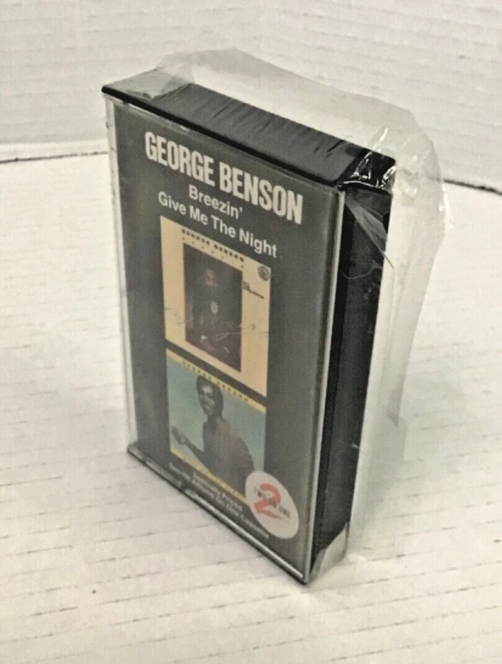 GEORGE BENSON BREEZIN' & GIVE ME THE NIGHT 2 IN ONE Like New not sealedTape VG+ - Image 3 of 4