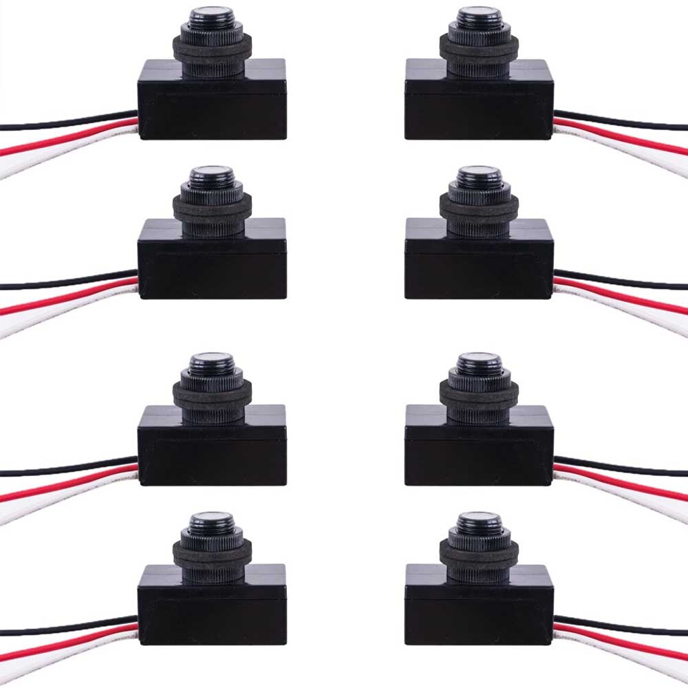 8PCS Dusk To Dawn Photocell Light Switch Auto ON Off Light Sensor Control Switch. Available Now for $42.40