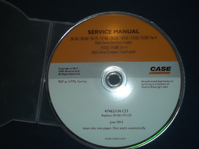 CASE SR130 SR160 SR175 SR200 SV185 SR220 SR250 SV250 SV300 TR320 SERVICE MANUAL