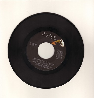 1980 Hall & Oates How Does It Feel To Be Back Vinyl 45
