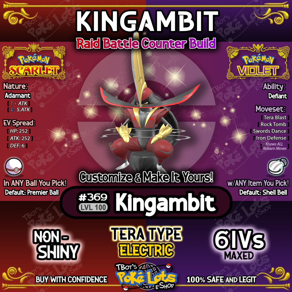 Kingambit puts your opponents in check! #pokemon #pokemontiktok #pokem, kingambit