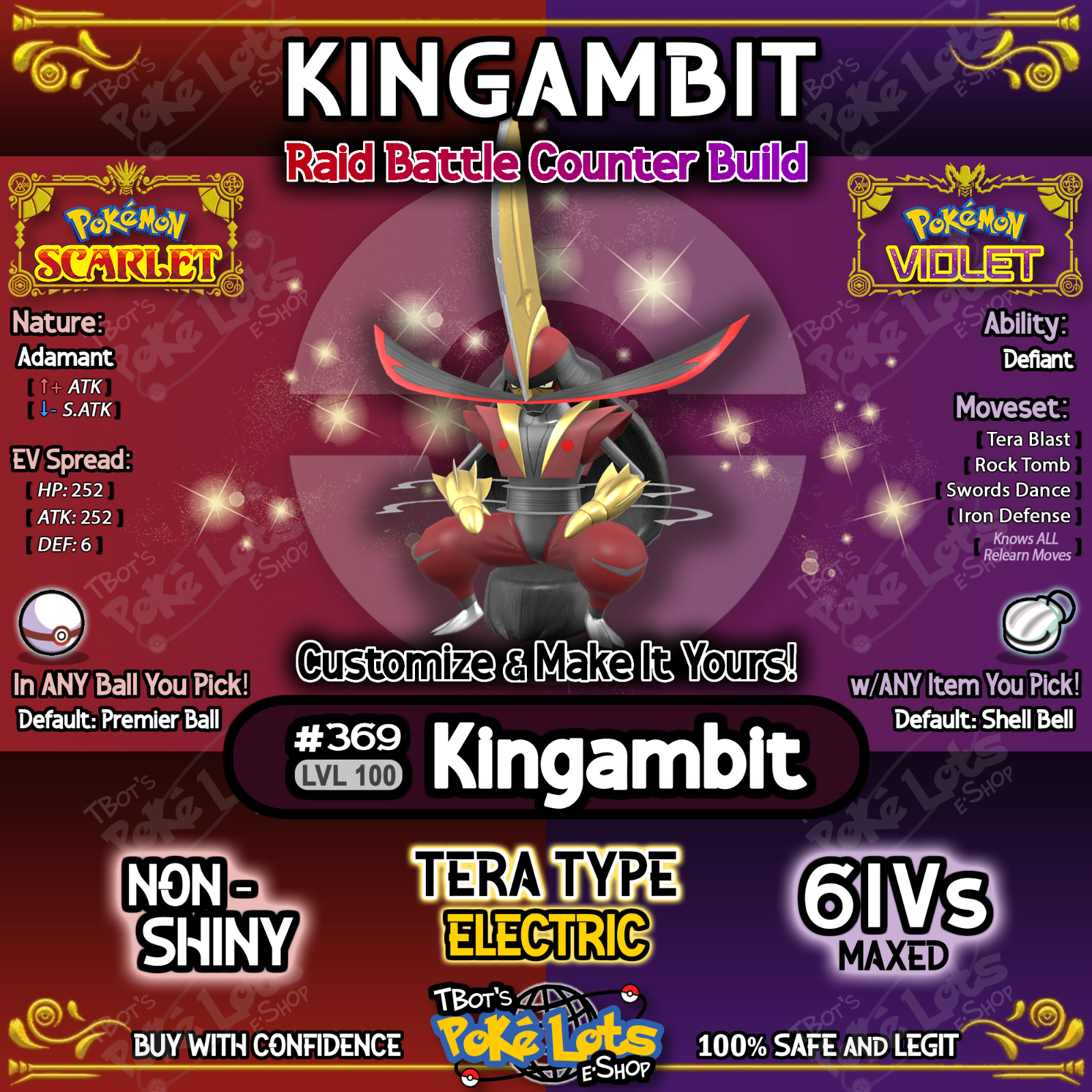 Pokemon Scarlet and Violet's Kingambit Missed the Opportunity