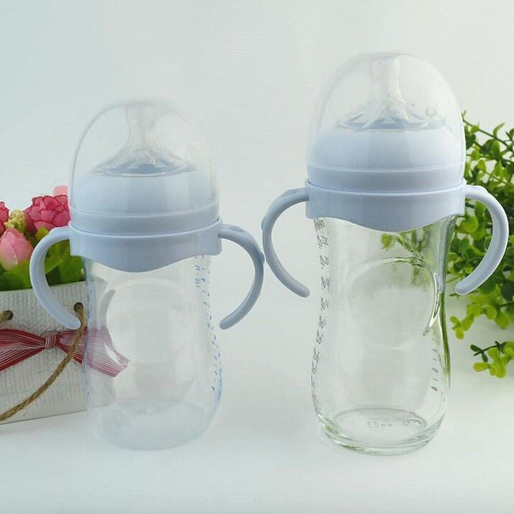 FZ- Non-Slip Milk Bottle Grip Handle for Avent Wide Mouth Ba
