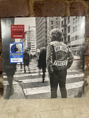 BON JOVI - Forever, Walmart Exclusive Blue And Clear Vinyl Record New LP