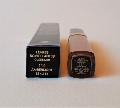 CHANEL Glossimer Brillant Extreme Lip Gloss 114 AMBERLIGHT | eBay